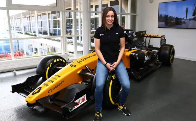 La piloto alicantina Marta García. 