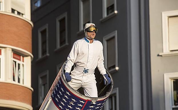 John Tailor, justo antes del lanzamiento. 