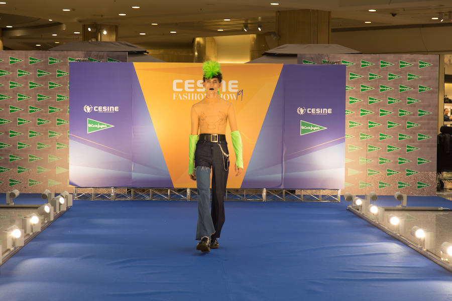 Gran éxito del 'fashion show' de los alumnos de moda de Cesine celebrado en El Corte Inglés