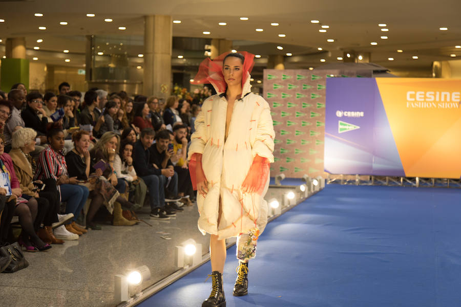 Gran éxito del 'fashion show' de los alumnos de moda de Cesine celebrado en El Corte Inglés