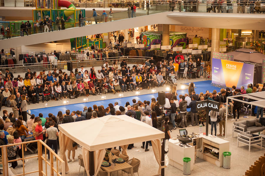 Gran éxito del 'fashion show' de los alumnos de moda de Cesine celebrado en El Corte Inglés