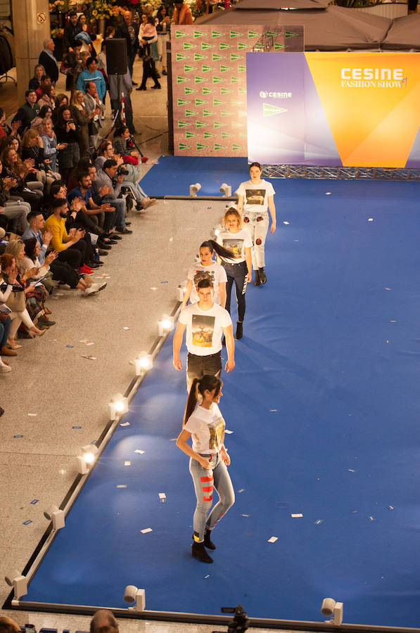 Gran éxito del 'fashion show' de los alumnos de moda de Cesine celebrado en El Corte Inglés