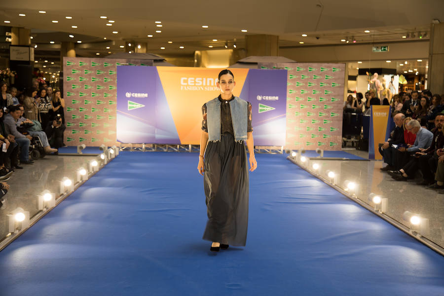 Gran éxito del 'fashion show' de los alumnos de moda de Cesine celebrado en El Corte Inglés