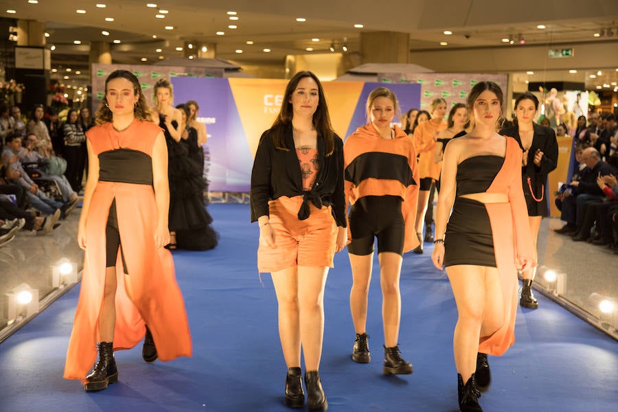 Gran éxito del 'fashion show' de los alumnos de moda de Cesine celebrado en El Corte Inglés