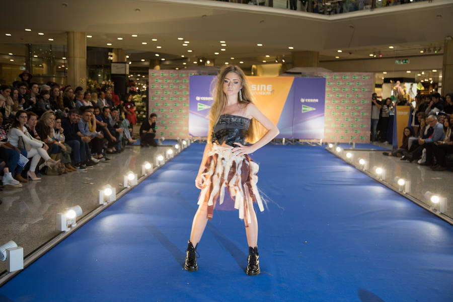 Gran éxito del 'fashion show' de los alumnos de moda de Cesine celebrado en El Corte Inglés