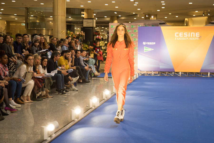 Gran éxito del 'fashion show' de los alumnos de moda de Cesine celebrado en El Corte Inglés