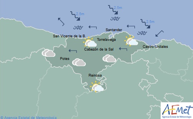 El temporal remitirá a partir de la tarde del jueves.