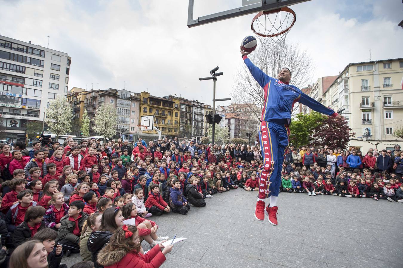 Fotos: Los Globetrottes ya están en Santander