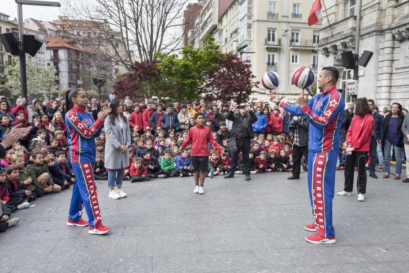 Fotos: Los Globetrottes ya están en Santander