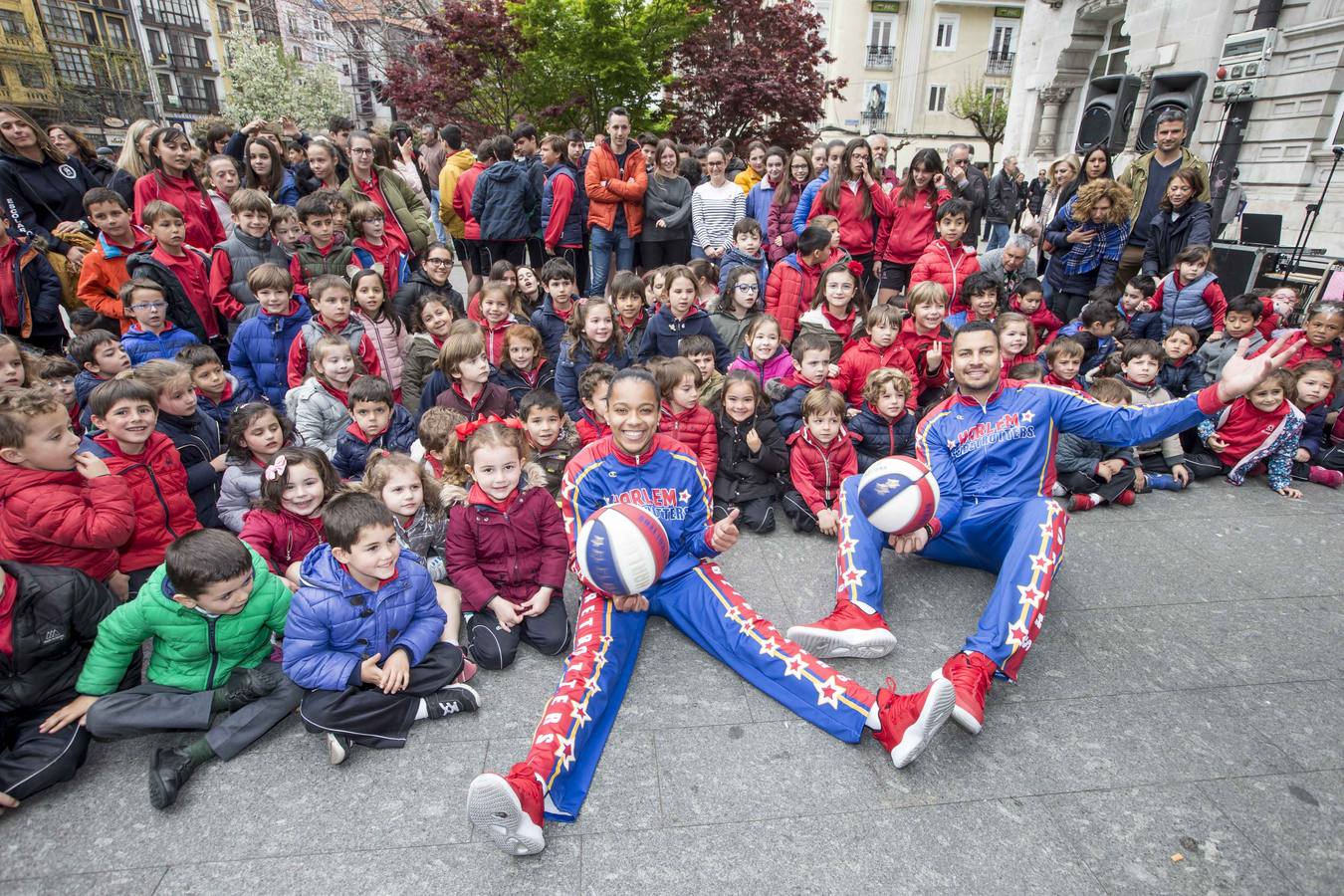 Fotos: Los Globetrottes ya están en Santander