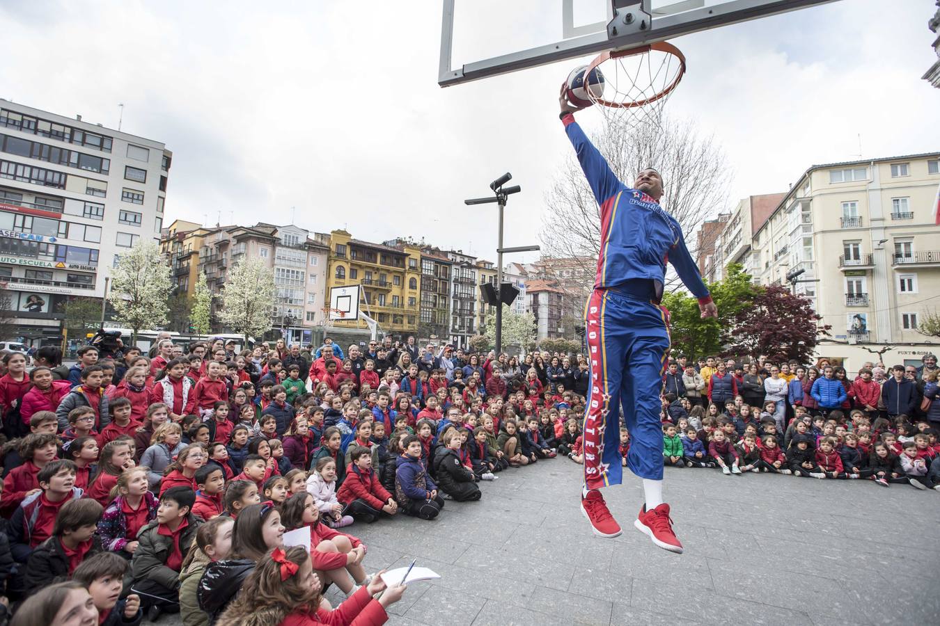 Fotos: Los Globetrottes ya están en Santander