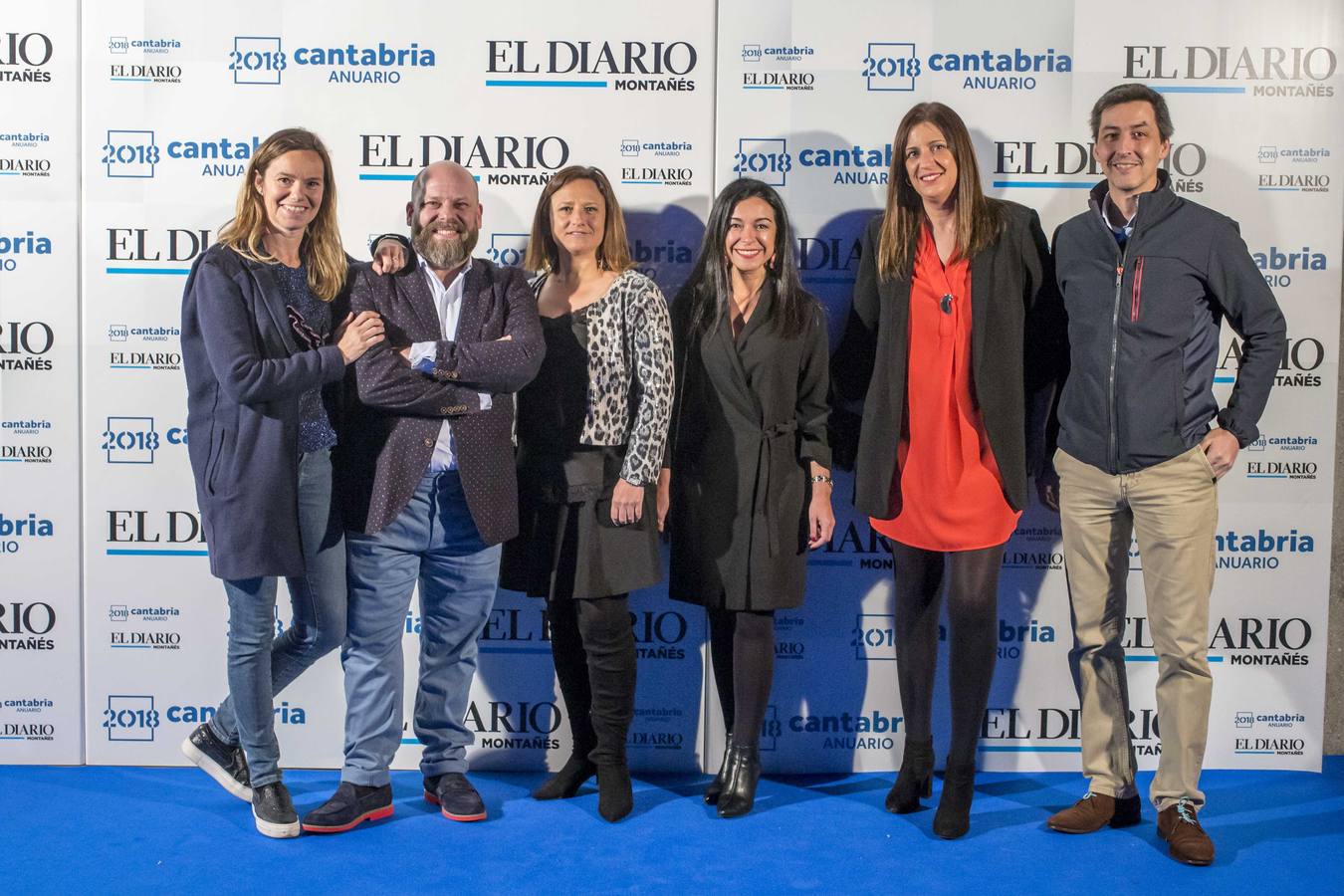 Isabel García, Óscar Solana, Patricia Presmanes, Ana Isabel Palazuelos, Hilda Muriedas y Abel Sainz. 