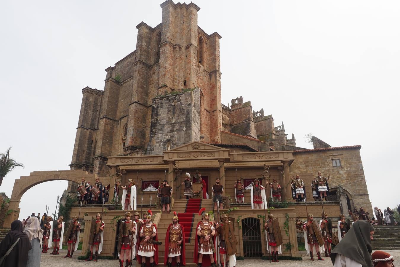 La iglesia de Santa María de Castro representa el Palacio del gobernador Pilatos.
