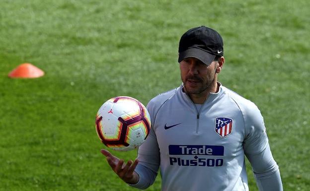 Diego Pablo Simeone, entrenador del Atlético de Madrid. 