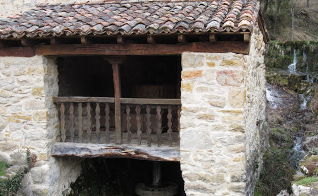 El molino restaurado de Quintanilla de Valdebodres. 