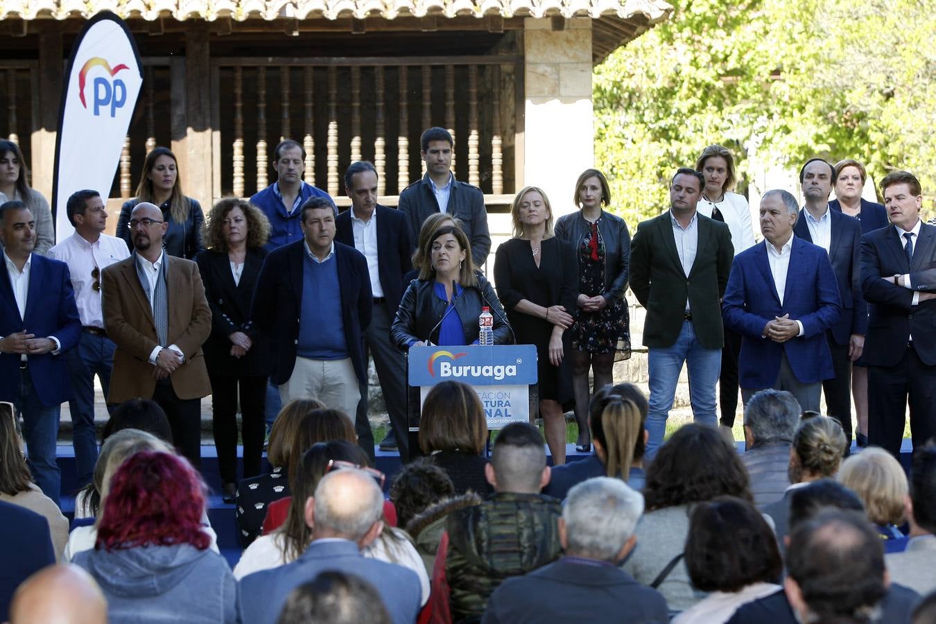 Los populares cántabros han presentado a sus candidatos en la Casa de Juntas de Puente San Miguel, en Reocín.