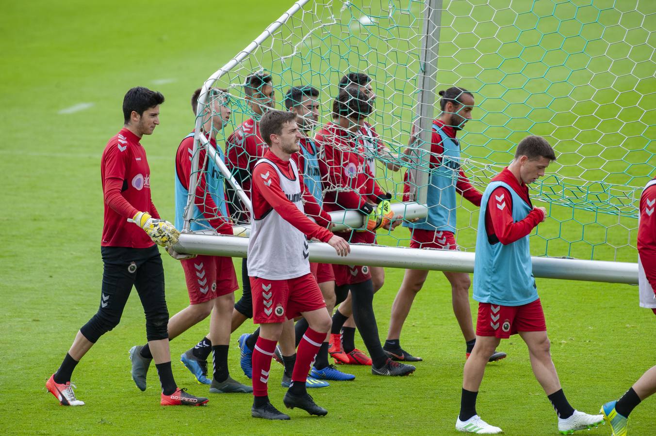 Fotos: El Racing prepara el partido ante el Oviedo B