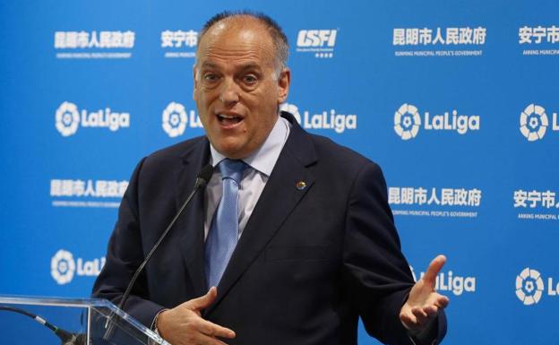 Javier Tebas, presidente de LaLiga.