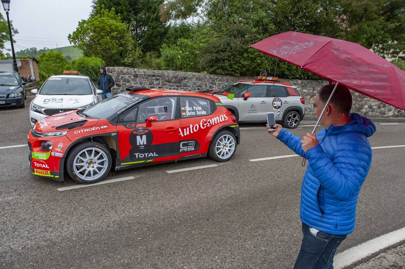Puras antes de tomar la salida.