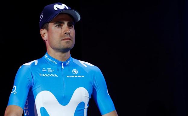 Mikel Landa durante la presentación de la 102º edición del Giro de Italia.