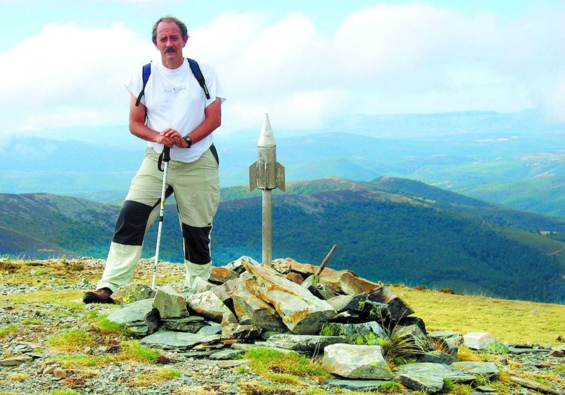 En la cumbre riojana de Campos Blancos.