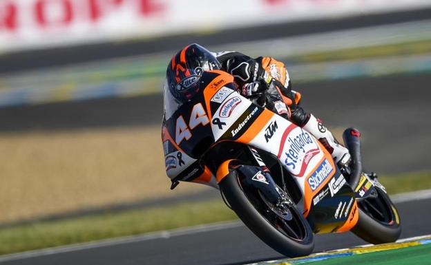 Arón Canet en el Circuito de Le Mans.