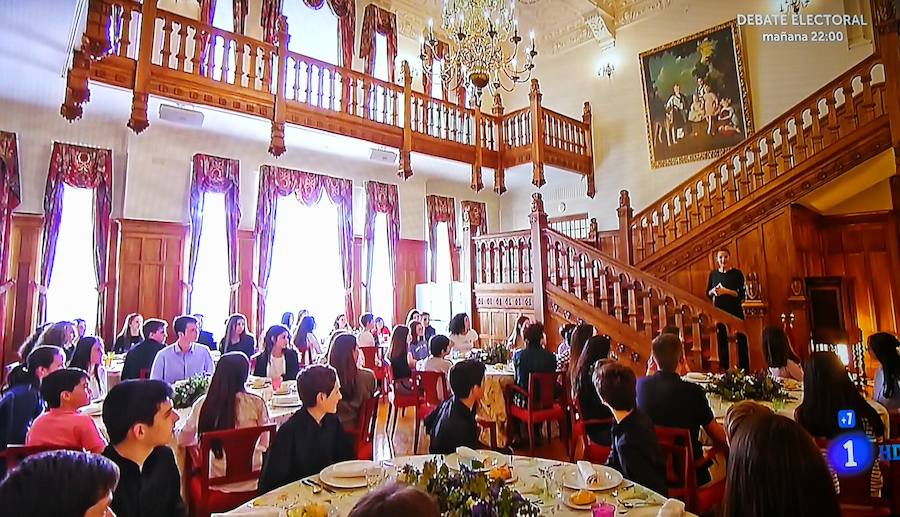 El Palacio de La Magdalena se convirtió en localización de exteriores del 'talent' de cocina de TVE