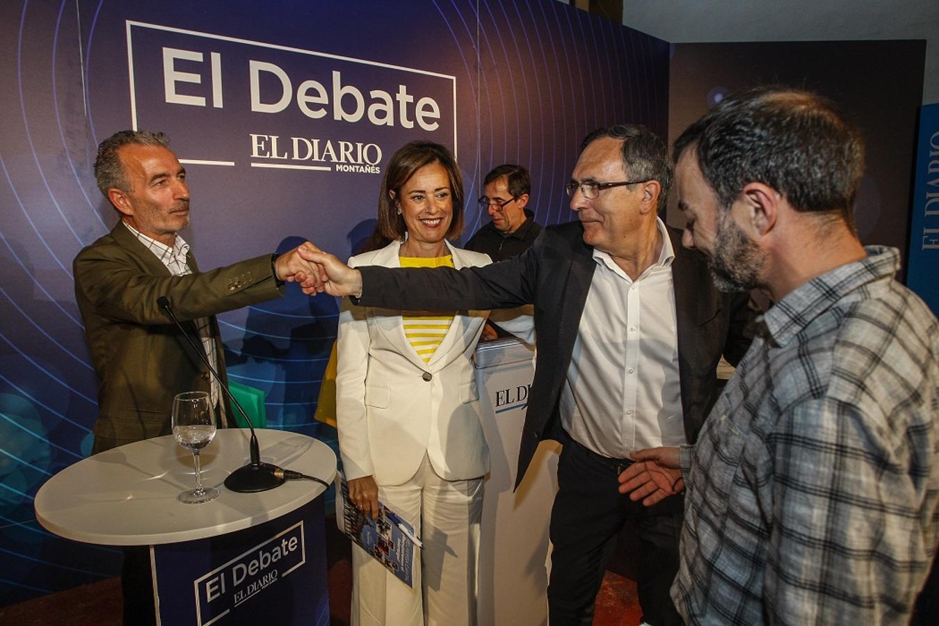 Ángel Bercedo (Vox), Ivan Martínez (ACPT), Javier López Estrada (PRC), Marta Fernández Teijeiro (PP), José Manuel Cruz Viadero (PSOE), Blanca Rosa Gómez Morante (Torrelavega Sí), David García (Unidas Podemos) y Julio Ricciardiello (Ciudadanos) se enfrentaron en el evento organizado por El Diario Montañés