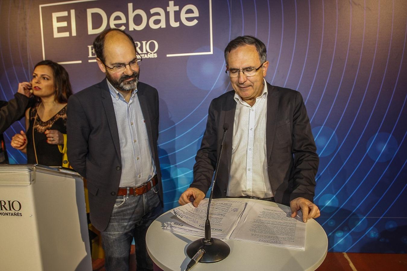 Ángel Bercedo (Vox), Ivan Martínez (ACPT), Javier López Estrada (PRC), Marta Fernández Teijeiro (PP), José Manuel Cruz Viadero (PSOE), Blanca Rosa Gómez Morante (Torrelavega Sí), David García (Unidas Podemos) y Julio Ricciardiello (Ciudadanos) se enfrentaron en el evento organizado por El Diario Montañés