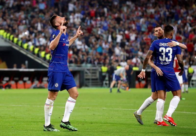 El Chelsea y el Arsenal disputaron el título de la Europa League en Bakú.