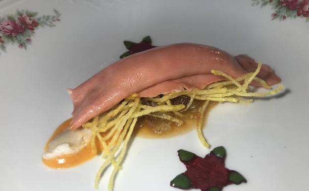 Rollo de jamón.