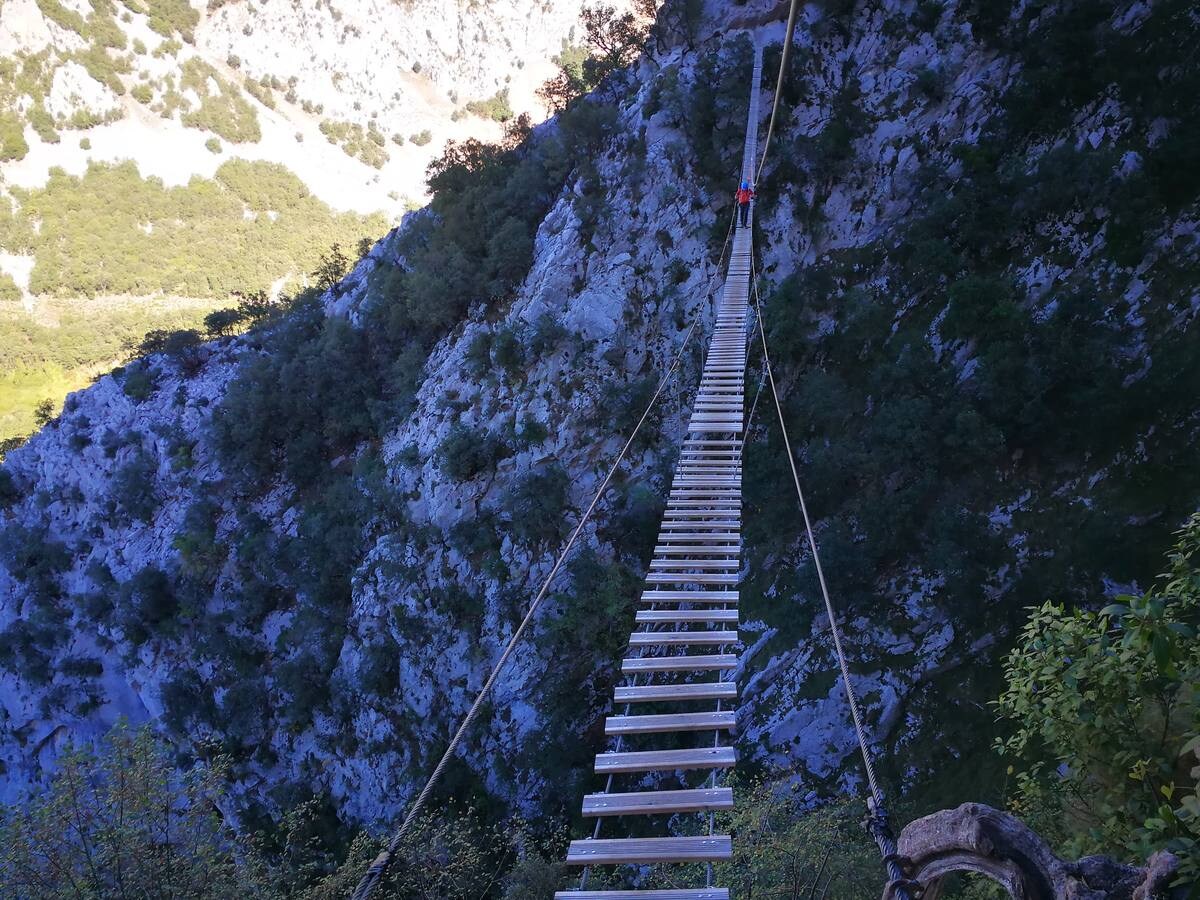 Fotos: Conoce la vía ferrata de La Hermida