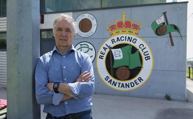 José Gómez ha entrenado esta temporada al Racing B.