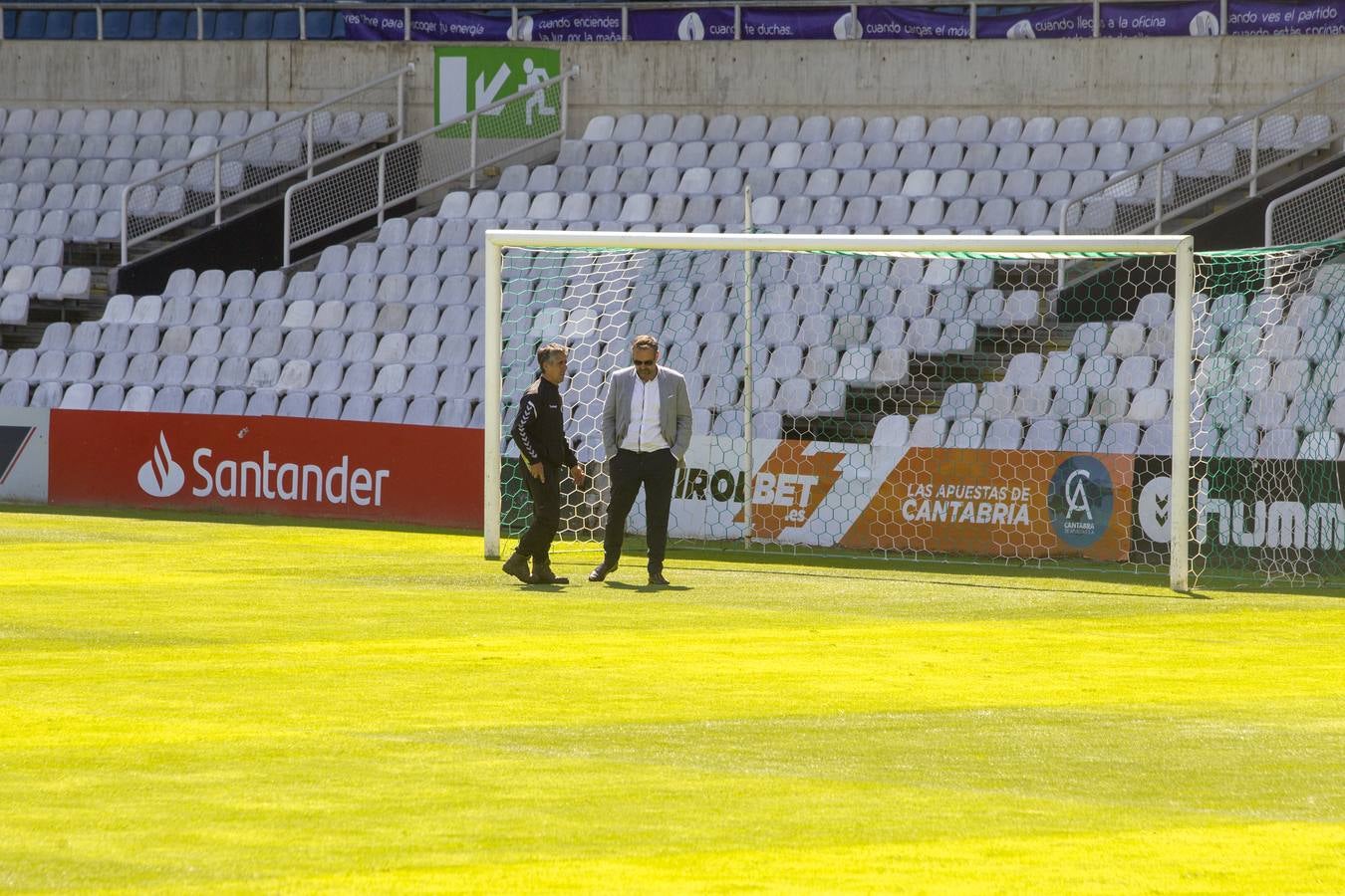 Durante la mañana de hoy, miembros y técnicos de LaLiga han visitado las instalaciones del Racing por su reciente incorporación a Segunda División.