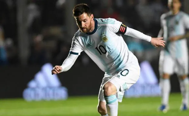 Messi, durante el partido que midió a Argentina con Nicaragua el pasado 7 de junio. 