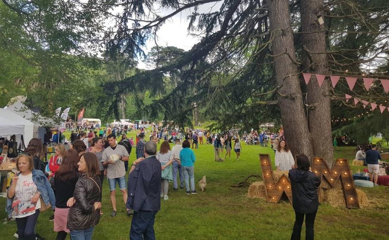 Visión general de la finca donde se celebra el evento.