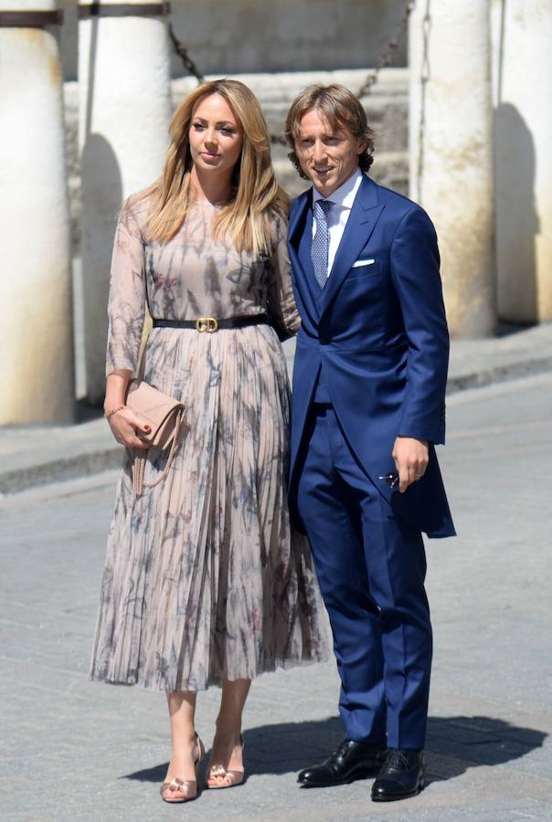 Luka Modric y Vanja Bosnic.