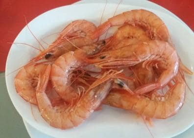 Imagen secundaria 1 - Rabas, gambas y almejas a la marinera.