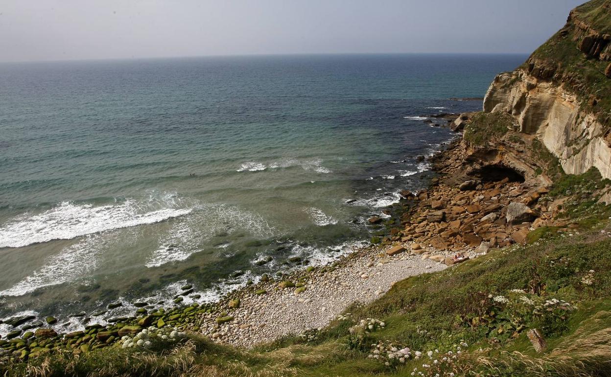 Playa de La Tablía en Suances 