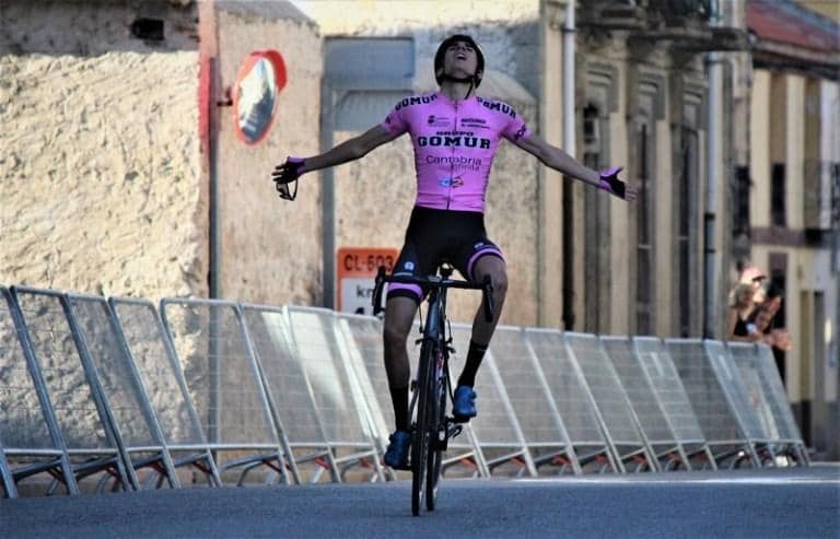 Iván Cobo, en la pasada Vuelta a Segovia, donde ganó la primera etapa.