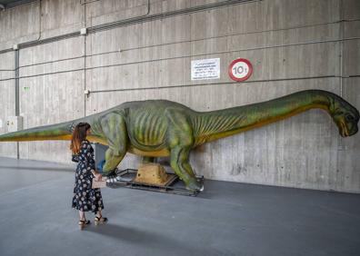 Imagen secundaria 1 - Tres horas y 200 piezas para montar el T-rex en Santander