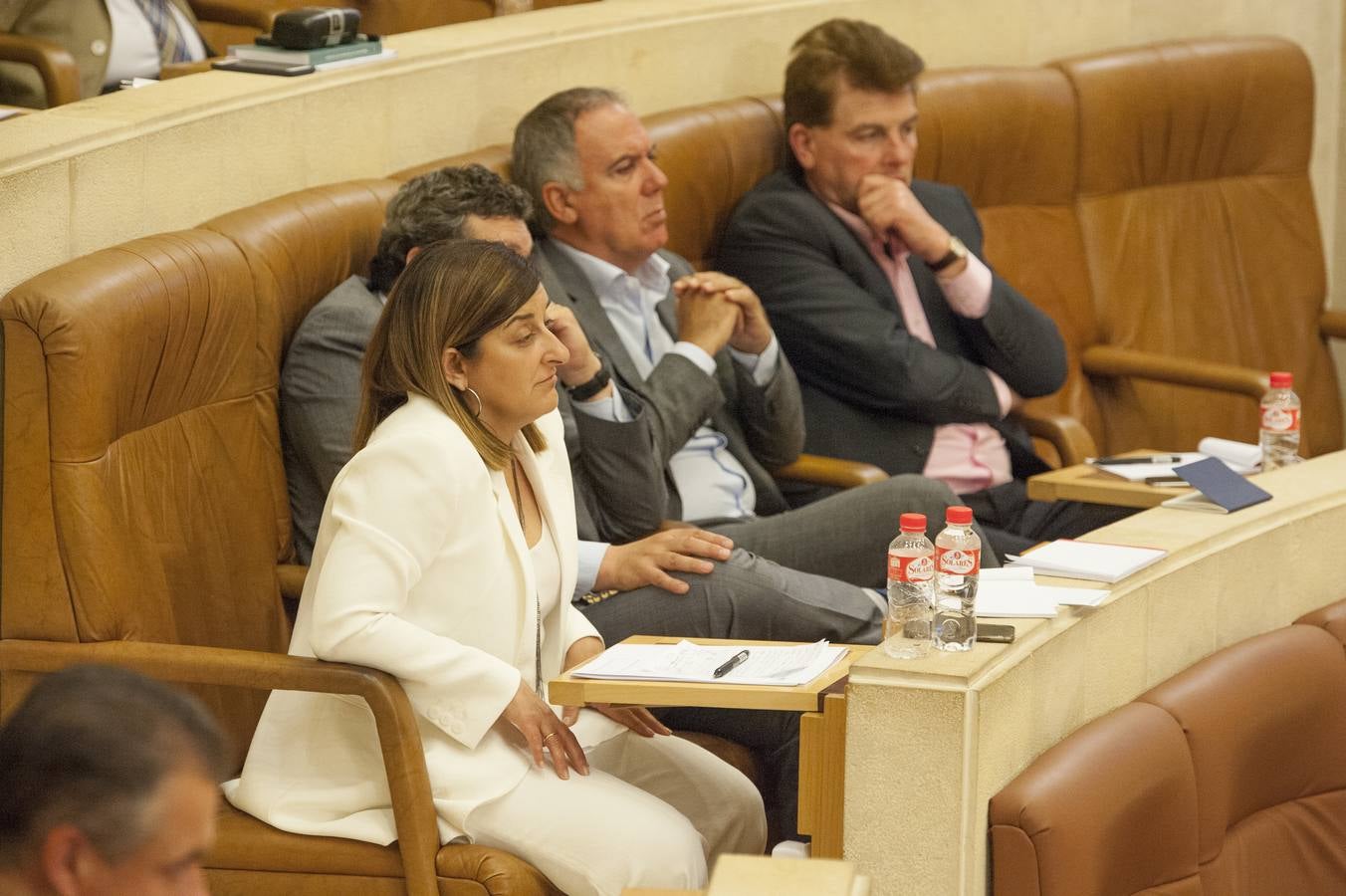 Sáenz de Buruaga junto a Íñigo Fernández, Lorenzo Vidal de la Peña y Pedro Gómez