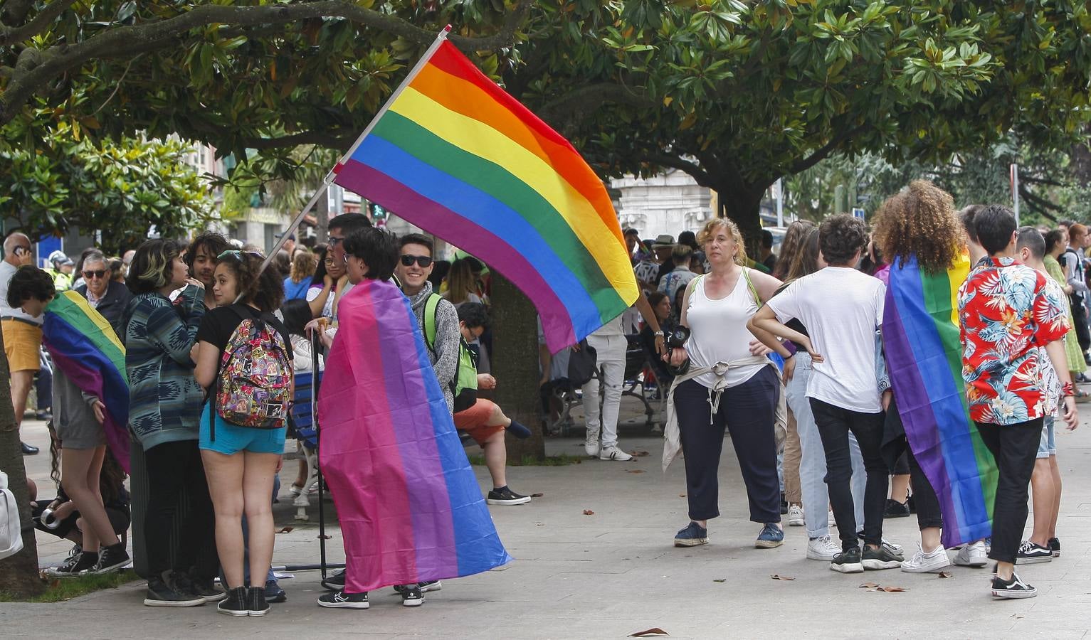 Fotos: La manifestación por el Día del Orgullo por el centro de Santander