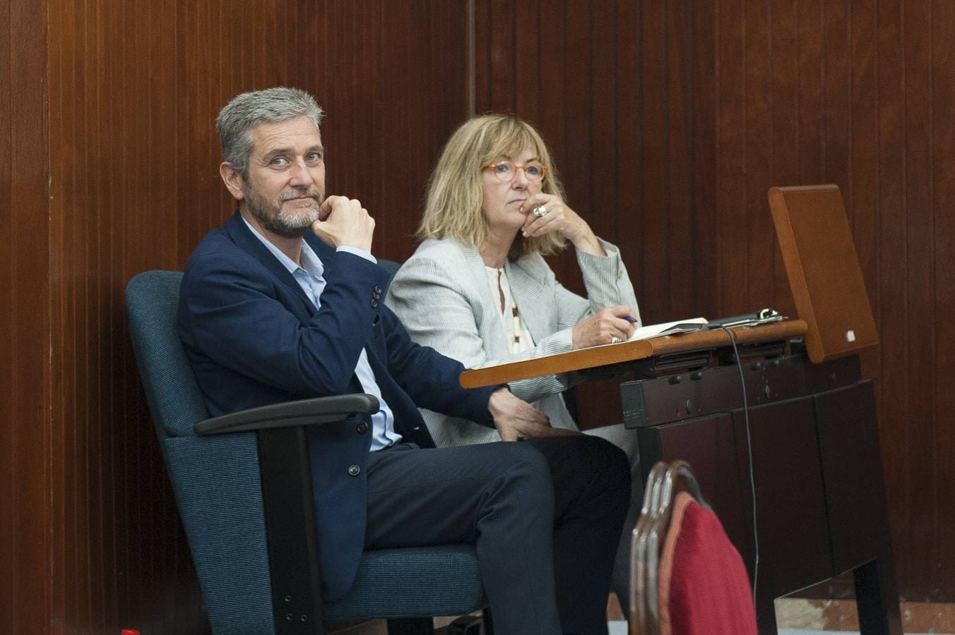 Javier Ceruti y María Luisa Sanjuan, cocnejales del Ciudadanos que forman parte del Equipo de Gobierno