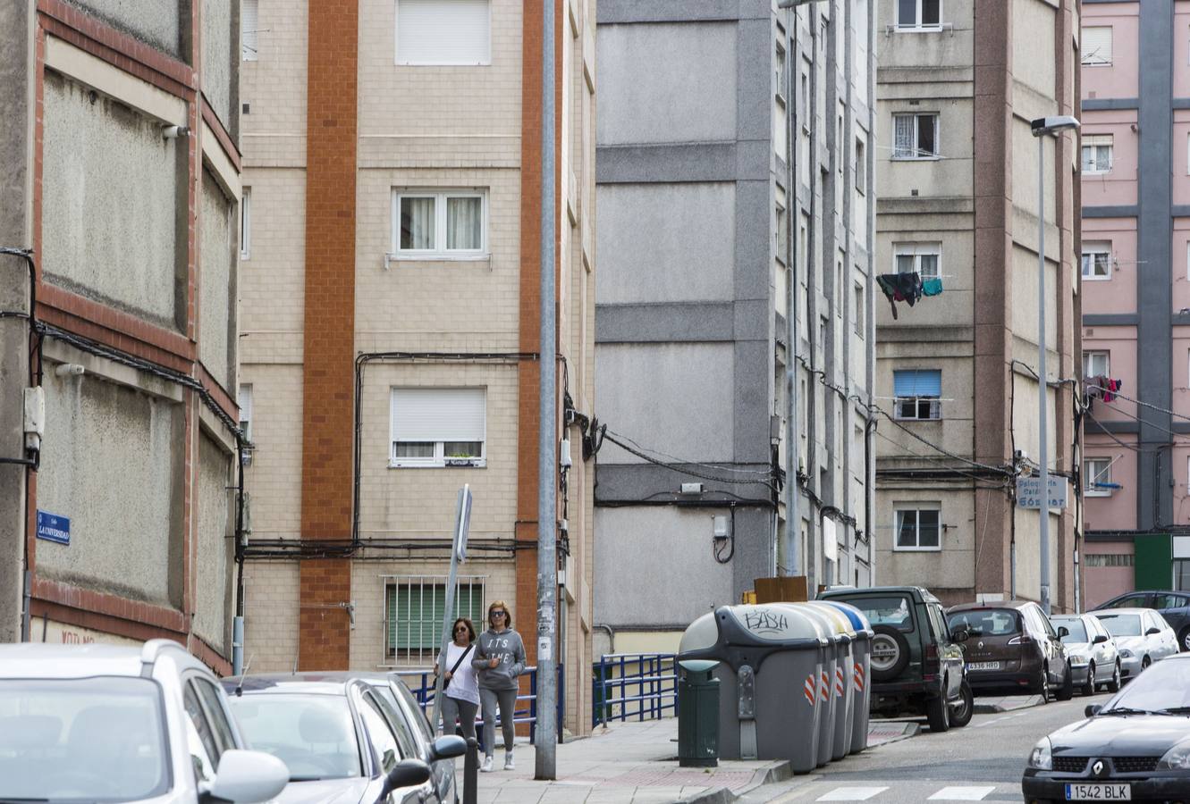 Viviendas situadas en la ladera Norte de General Dávila.