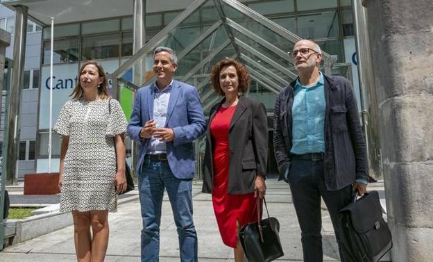 Pablo Zuloaga, María Sánchez, Miguel Rodríguez y Ana Belén Álvarez.