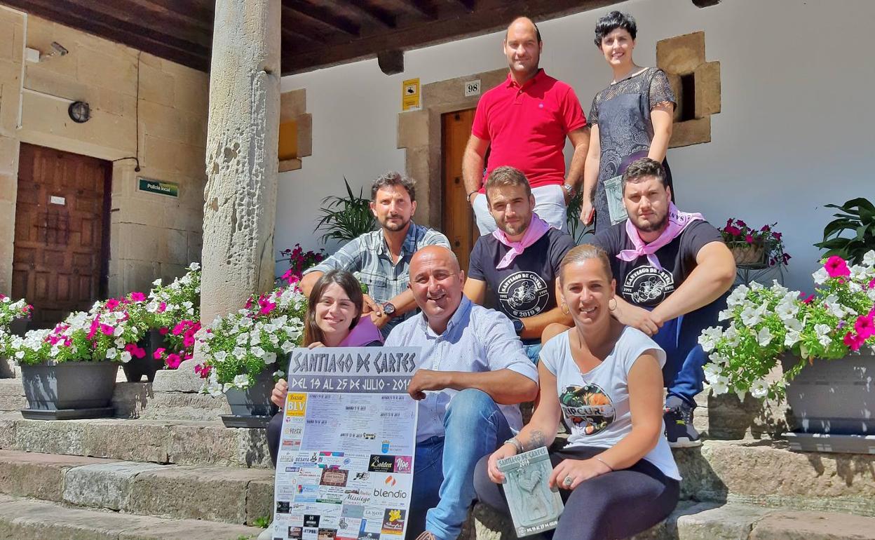 Santiago de Cartes se prepara para sus fiestas patronales