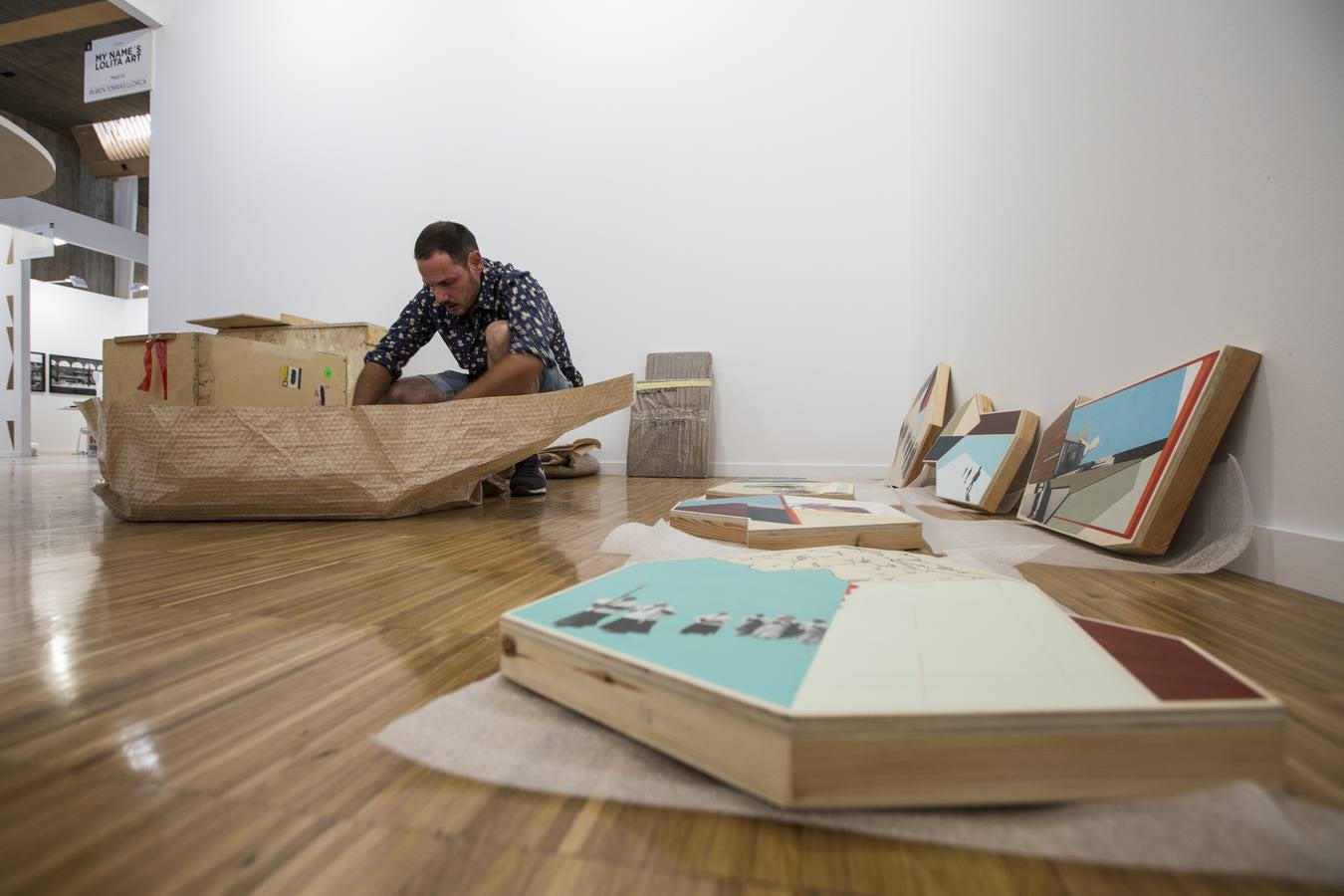Fotos: Artesantander se prepara para abrir sus puertas