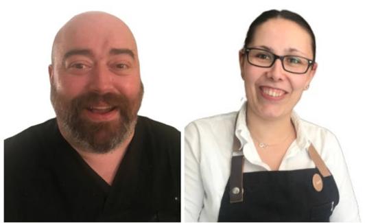 El chef Pedro Fuentevilla y la maitre Isabel Pérez