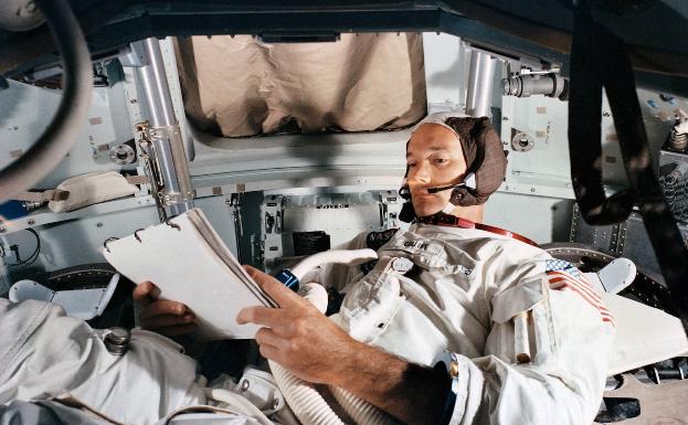 El astronauta Michael Collins. 